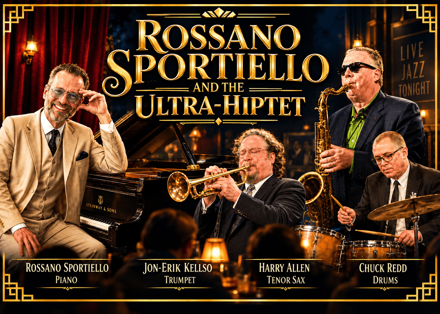 Rossano Sportiello and the Ultra-Hiptet band